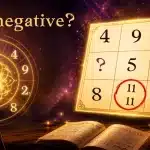 A numerologist reading a lo shu grid with 1 repeated multiple times
